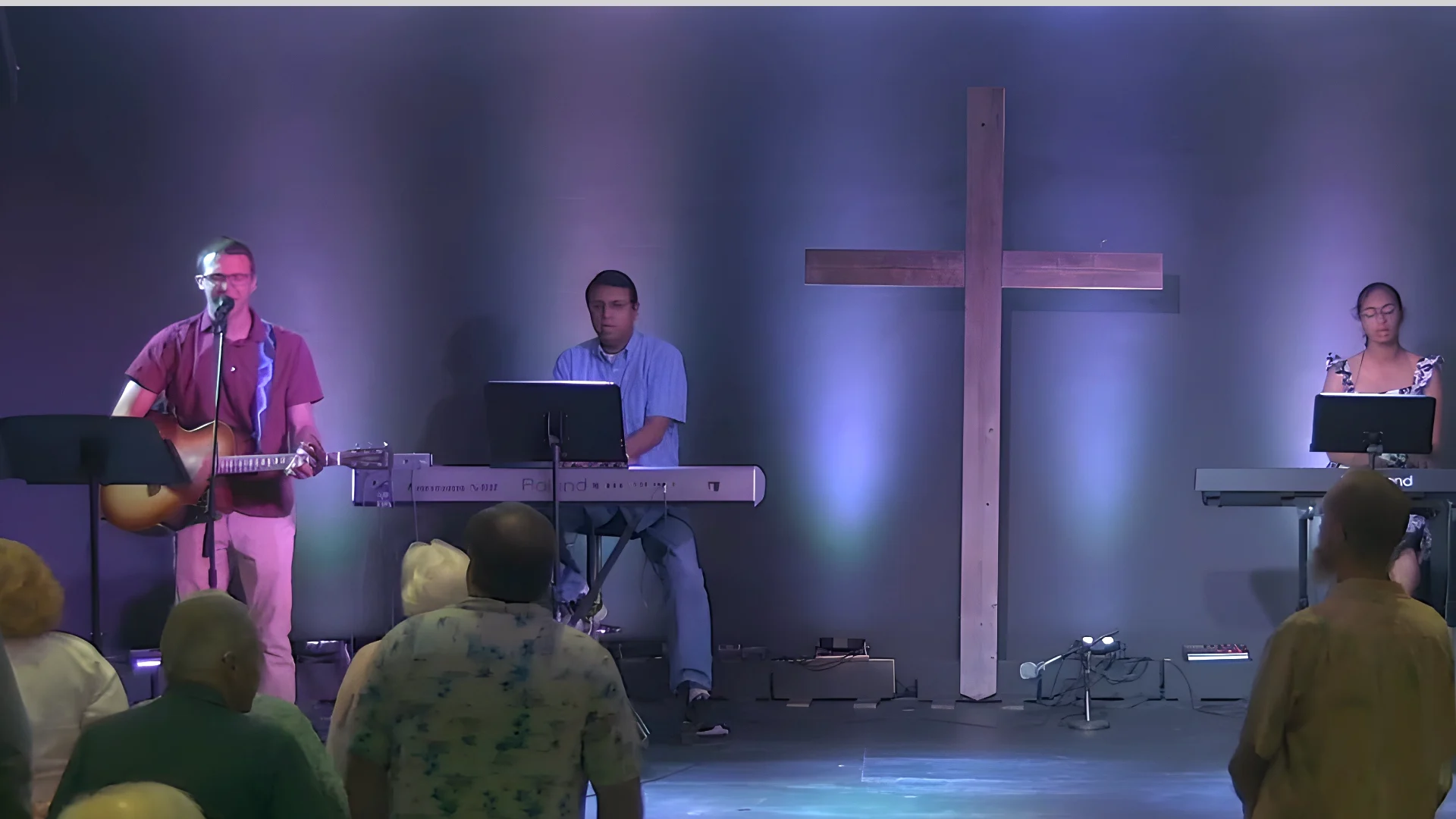 Freedom Bible Church worship band. Evans, GA
