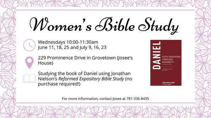 Women's Ministry Daniel Bible Study
